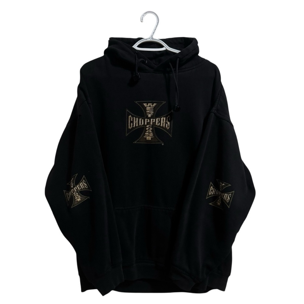 Vintage West Coast Choppers Jesse Who Graphic Biker Pullover Hoodie